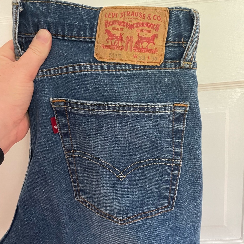Levi Stauss mens 511 pants 33x30